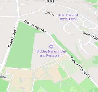 map for The Manor At Bickley