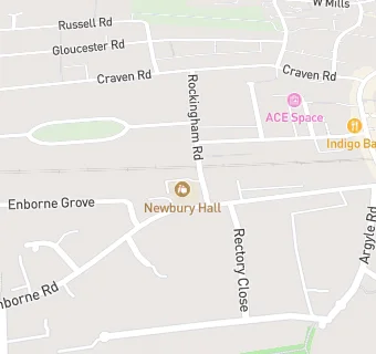 map for Newbury Hall School