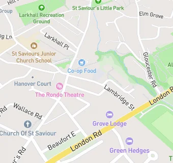 map for Larkhall Liberal Club