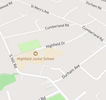 map for Highfield Infants' School