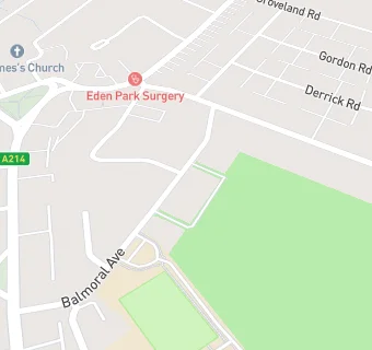 map for Beckenham Rugby Football Club