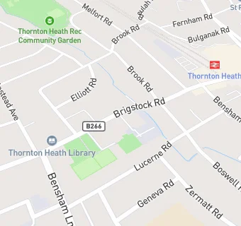 map for Brigstock Family Practice