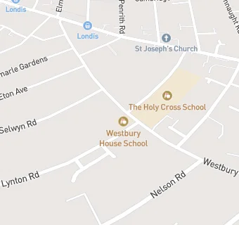 map for Westbury House School