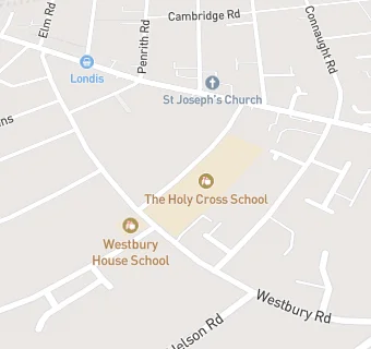 map for Holy Cross Convent School