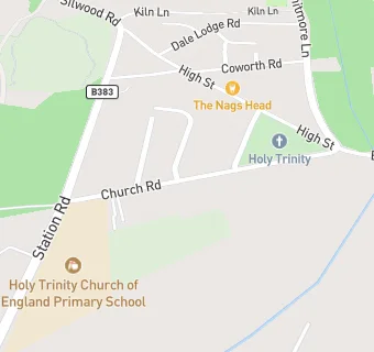 map for Wilson Jones Catering At Holy Trinity CE Primary School