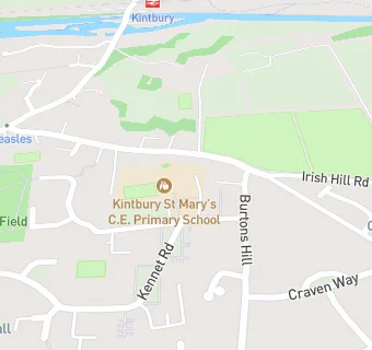 map for Kintbury St Mary's C.E. Primary School