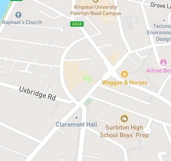 map for Lexington At Surbiton Senior School (Assembly Rooms)