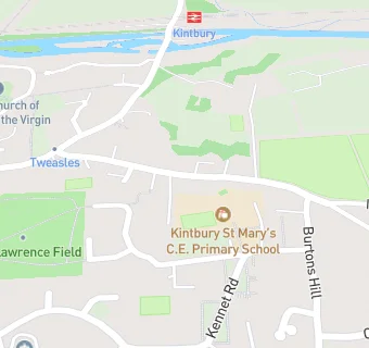 map for Kintbury And Woolton Hill Surgeries