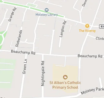 map for St Albans Primary School