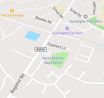 map for Ascot District Day Centre