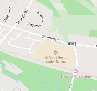 map for St Ann's Heath Junior School