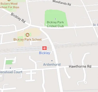 map for Bickley Express