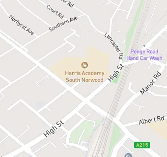 map for Impact Food Group At Harris Academy South Norwood