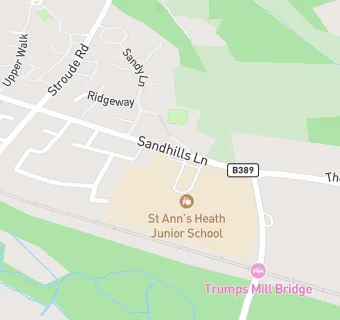 map for St Anns Heath Co.Junior School