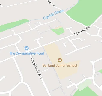 map for Garland Junior School