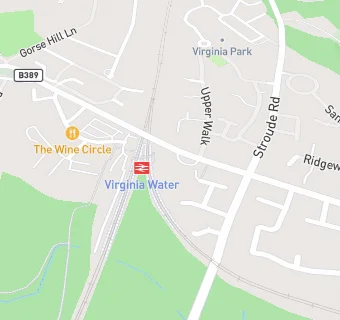 map for Virginia Water Care Home