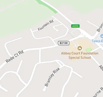 map for Abbey Court School