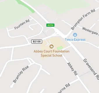 map for Abbey Court Foundation Special School