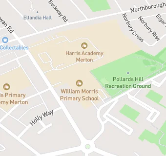 map for William Morris Primary School