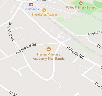 map for Harris Primary Academy Shortlands