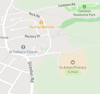 map for St Athan Primary School Breakfast Club