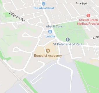 map for Benedict Academy