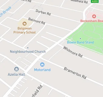 map for Blackwells Chemists