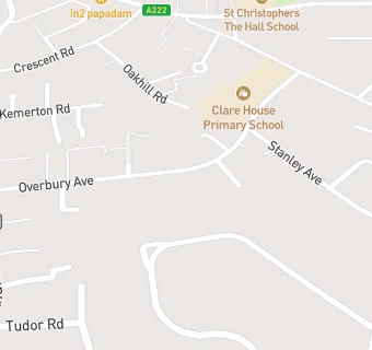 map for Clare House Primary School