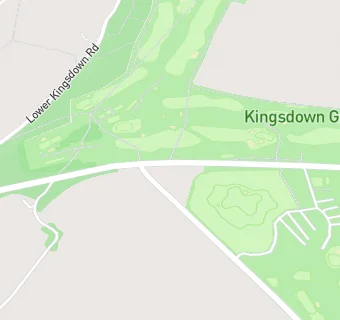 map for Kingsdown Golf Club