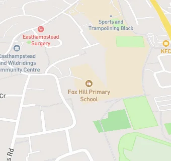 map for Fox Hill Primary School