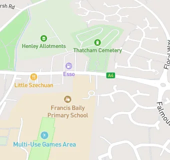 map for Francis Baily Primary School