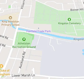 map for Kingston Foodbank