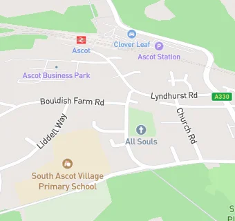 map for South Ascot Village Primary School