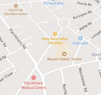 map for Thompsons Chemist