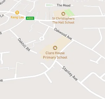map for Clare House Primary School