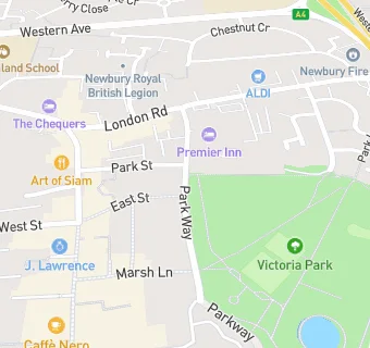 map for Victoria Park Cafe