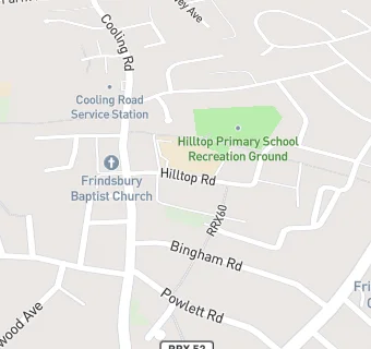 map for Caterlink At Hilltop Primary School