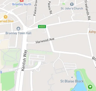 map for St Blaise Supported Living