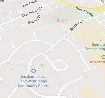 map for Easthampstead Surgery