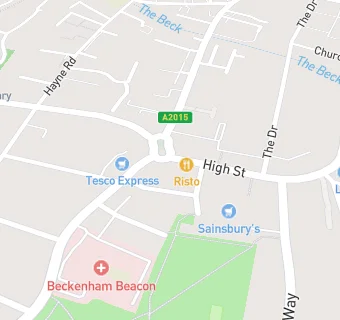 map for Smileshines Beckenham