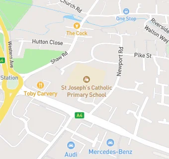 map for St Joseph's Catholic Primary School