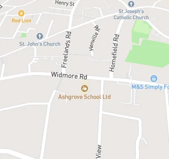 map for Ashgrove School Ltd