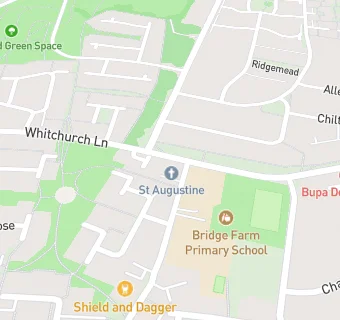 map for St Augustines Church