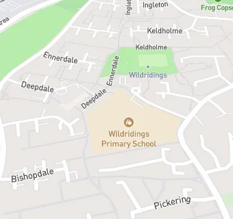 map for Wildridings Infant School