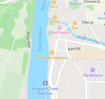 map for The Riverside Vegetaria