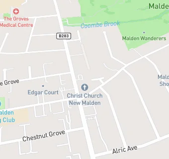 map for Christ Church