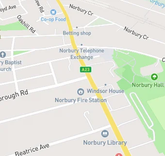 map for The Norbury Cafe