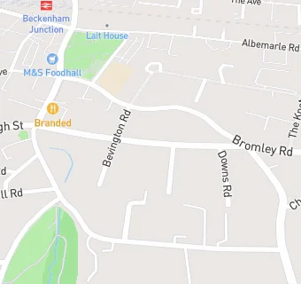 map for Manor Road Surgery