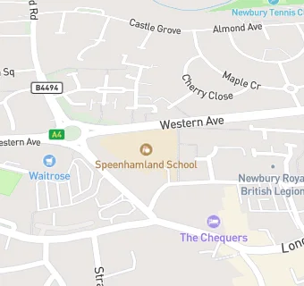 map for Speenhamland Primary School