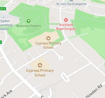 map for Cypress Junior School Breakfast & After School Club